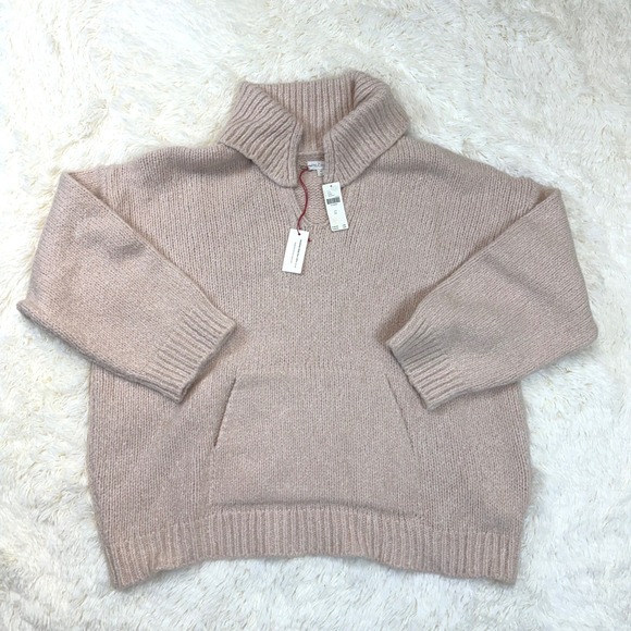 Pilcro and the Letterpress Sweaters - NWT Pilcro‎ Sweater Women XL Pink Italian Wool Blend Cozycore Chunky Knit